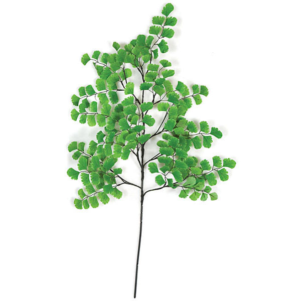 23 Inch Artificial Maidenhair Fern Branch (set Of 12)