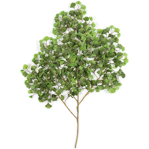 AGF4163 44 inch Artificial Gingko Branch (Set of 6) sku AGF4163