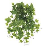 19 inch Artificial Outdoor Grape Leaf Bush: Limited UV