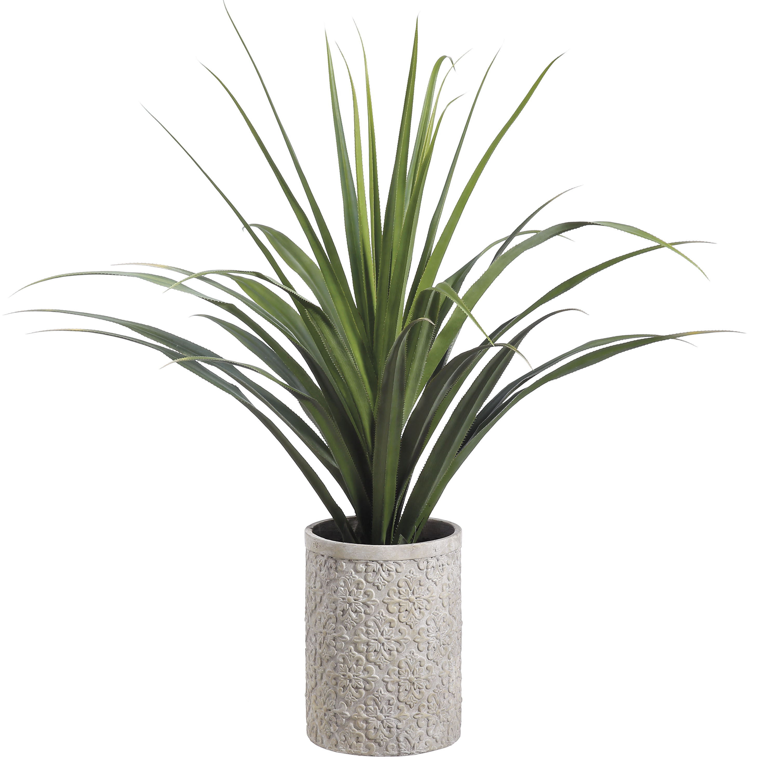 inch Dracaena Fiber Cement Planter
