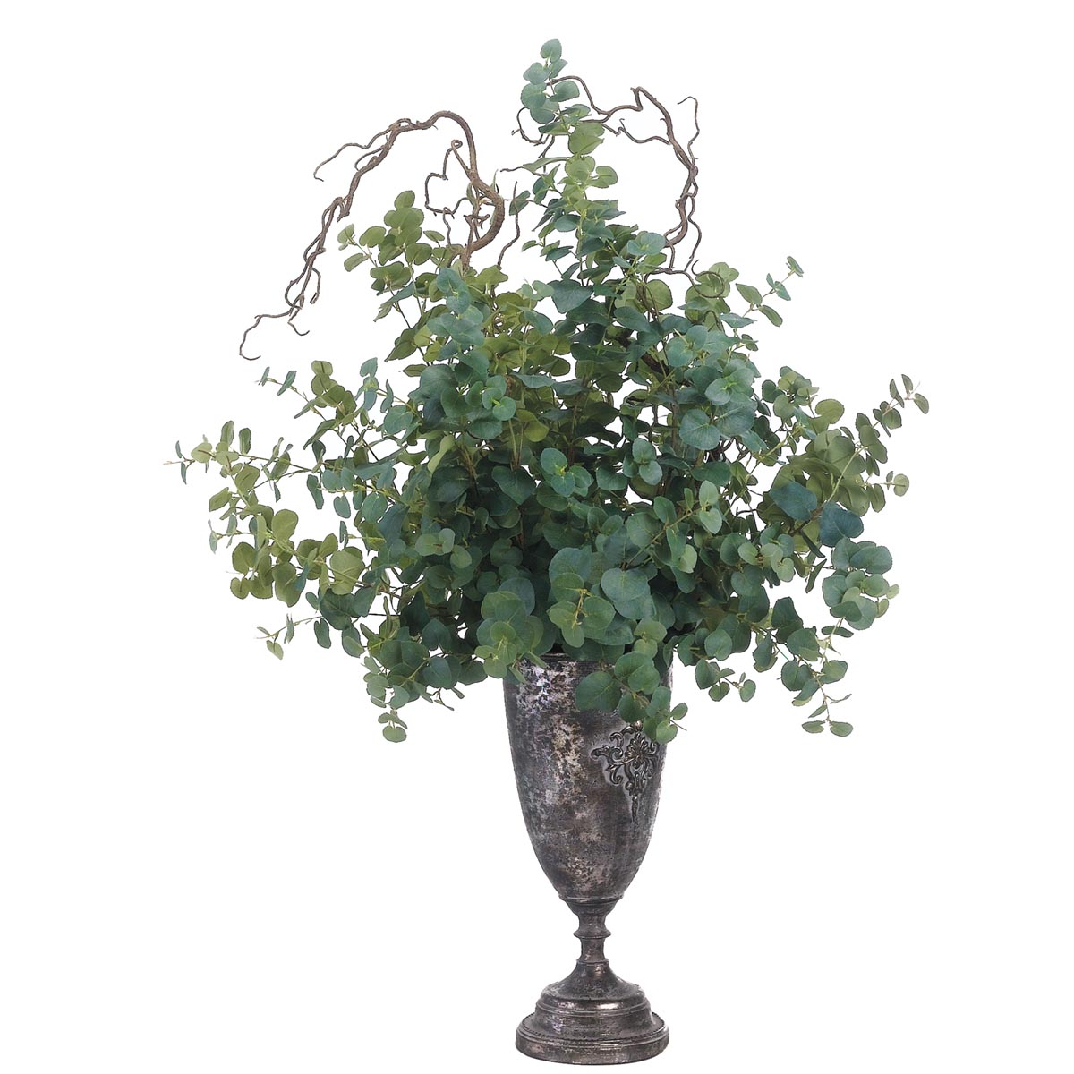 47 inch Eucalyptus in Tin Urn