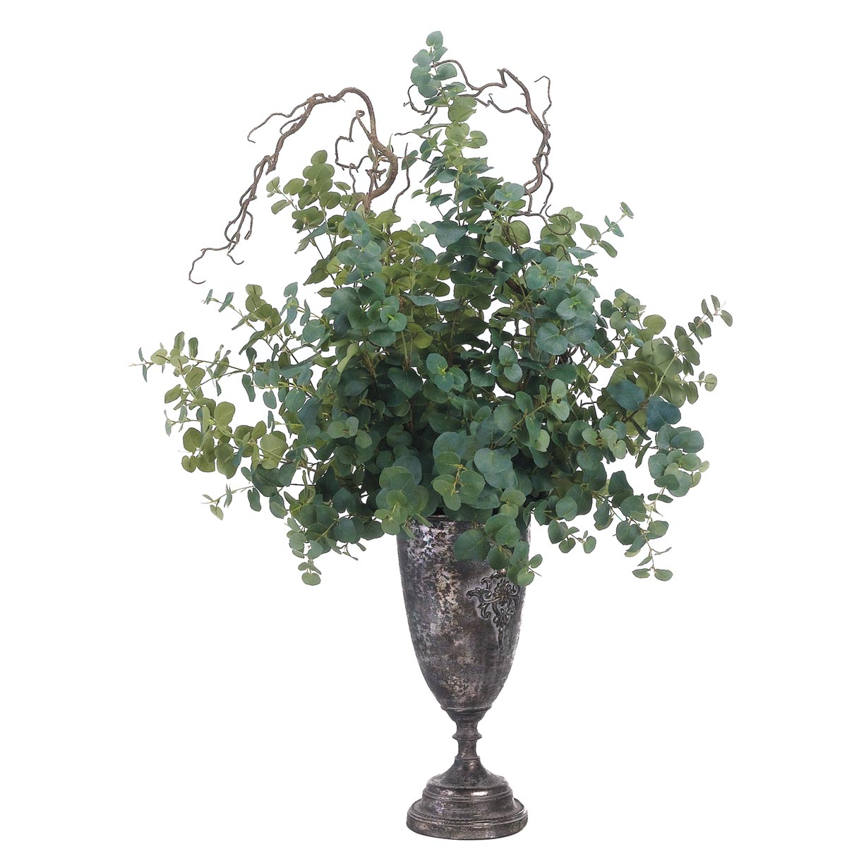 47 Inch Eucalyptus In Tin Urn