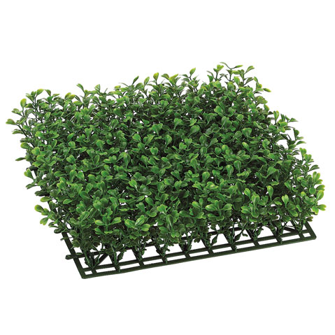 10 x 10 inch Plastic Boxwood Mat: Not UV Protected (Set of 6)