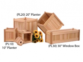 Cedar 10 inch Planter Box