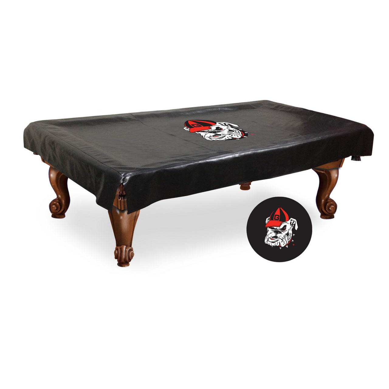 Georgia Bulldog Billiard Table Cover