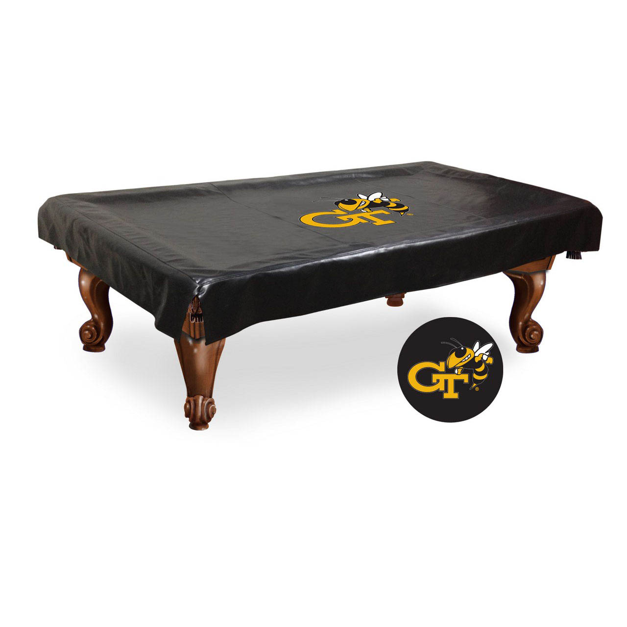 Georgia Tech Billiard Table Cover