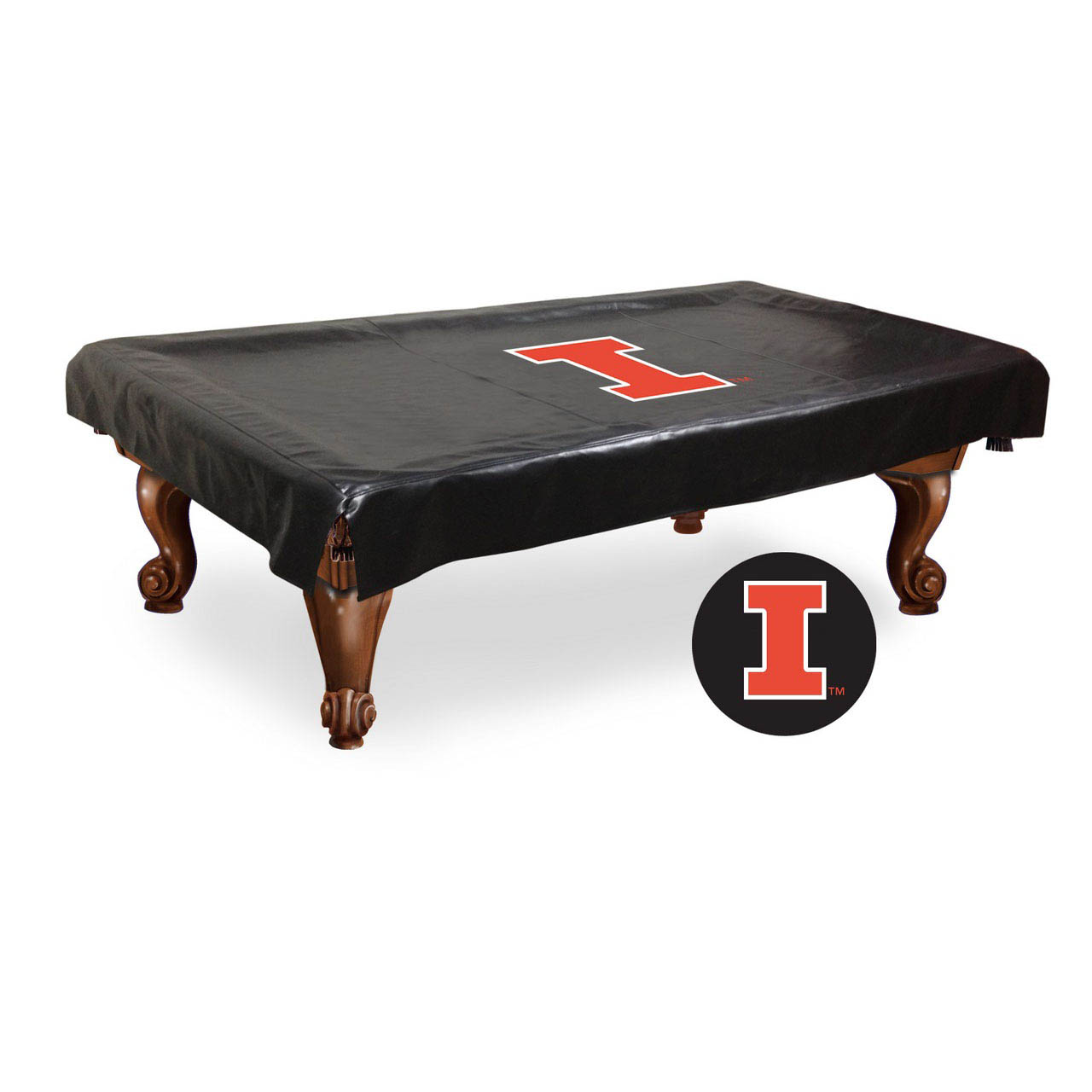 Illinois Billiard Table Cover