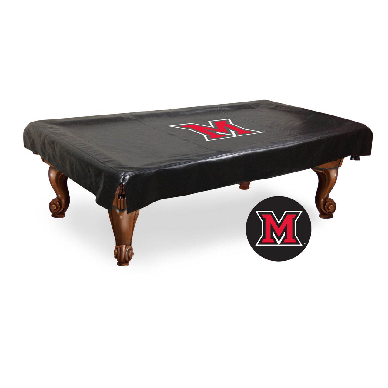 Miami of Ohio Billiard Table Cover