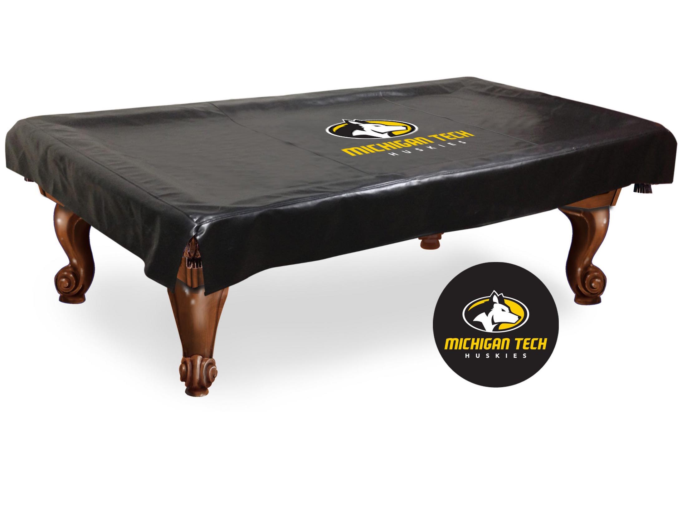 Michigan Tech Billiard Table Cover