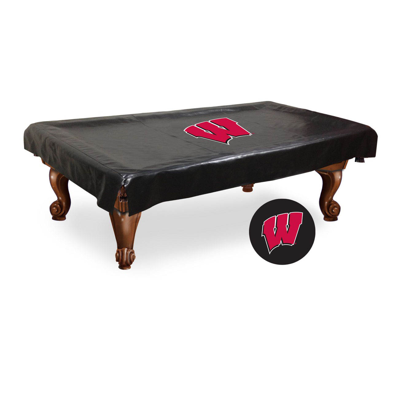 Wisconsin W Billiard Table Cover