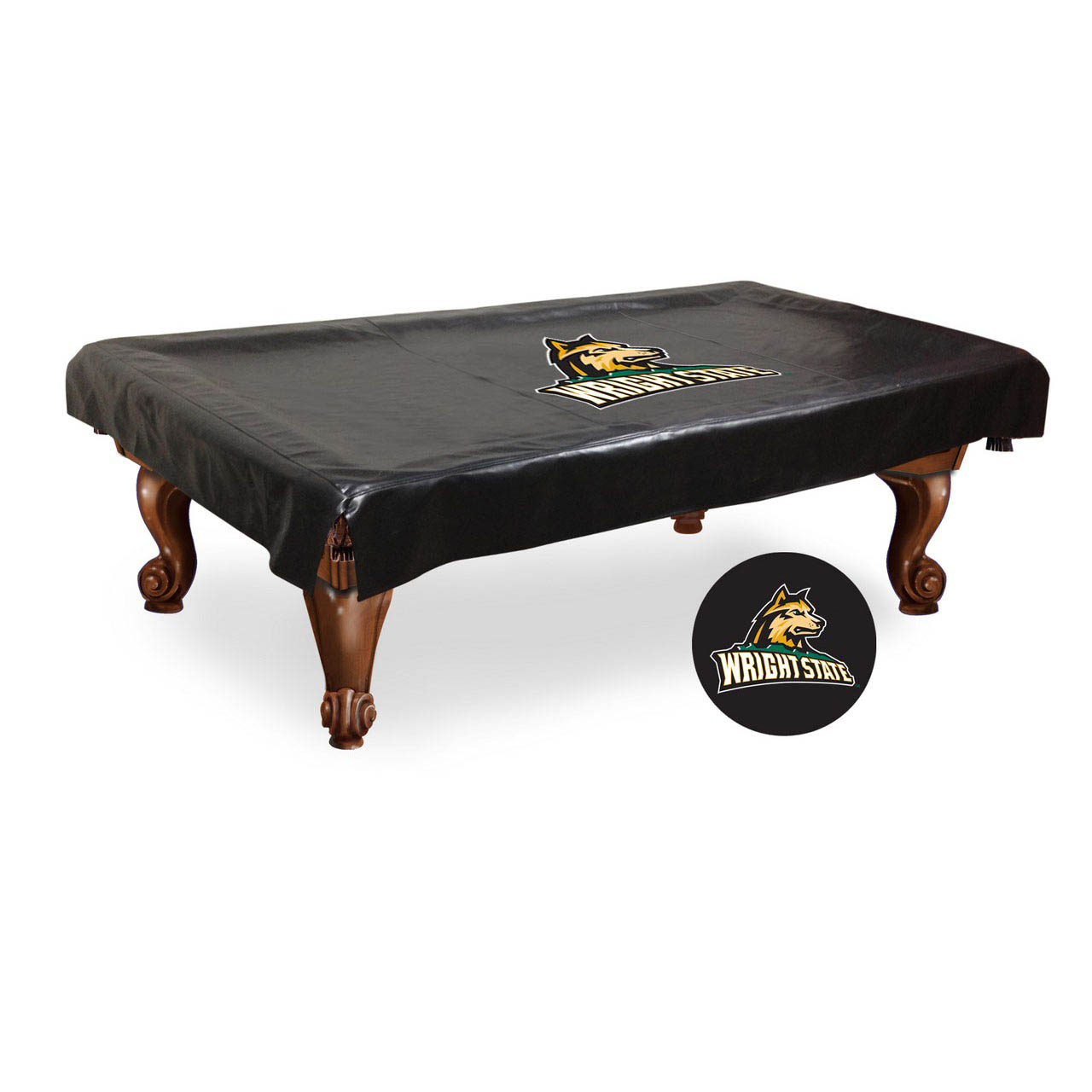 Wright State Billiard Table Cover