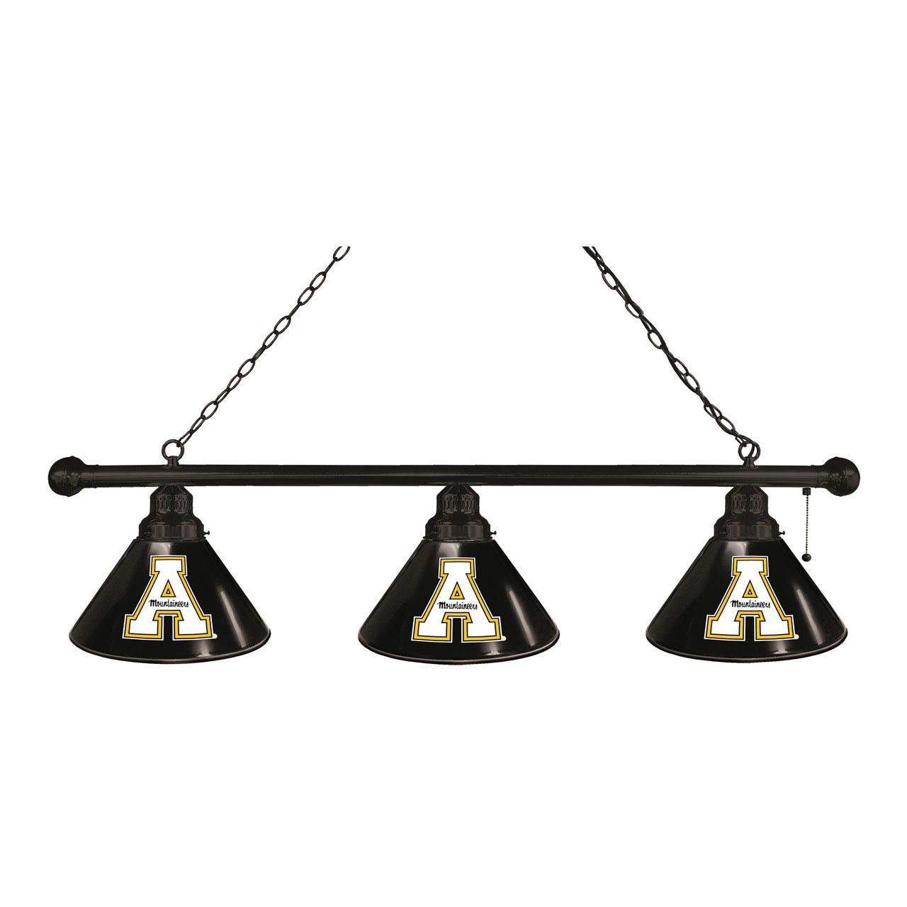 Appalachian State 3 Shade Billiard Light