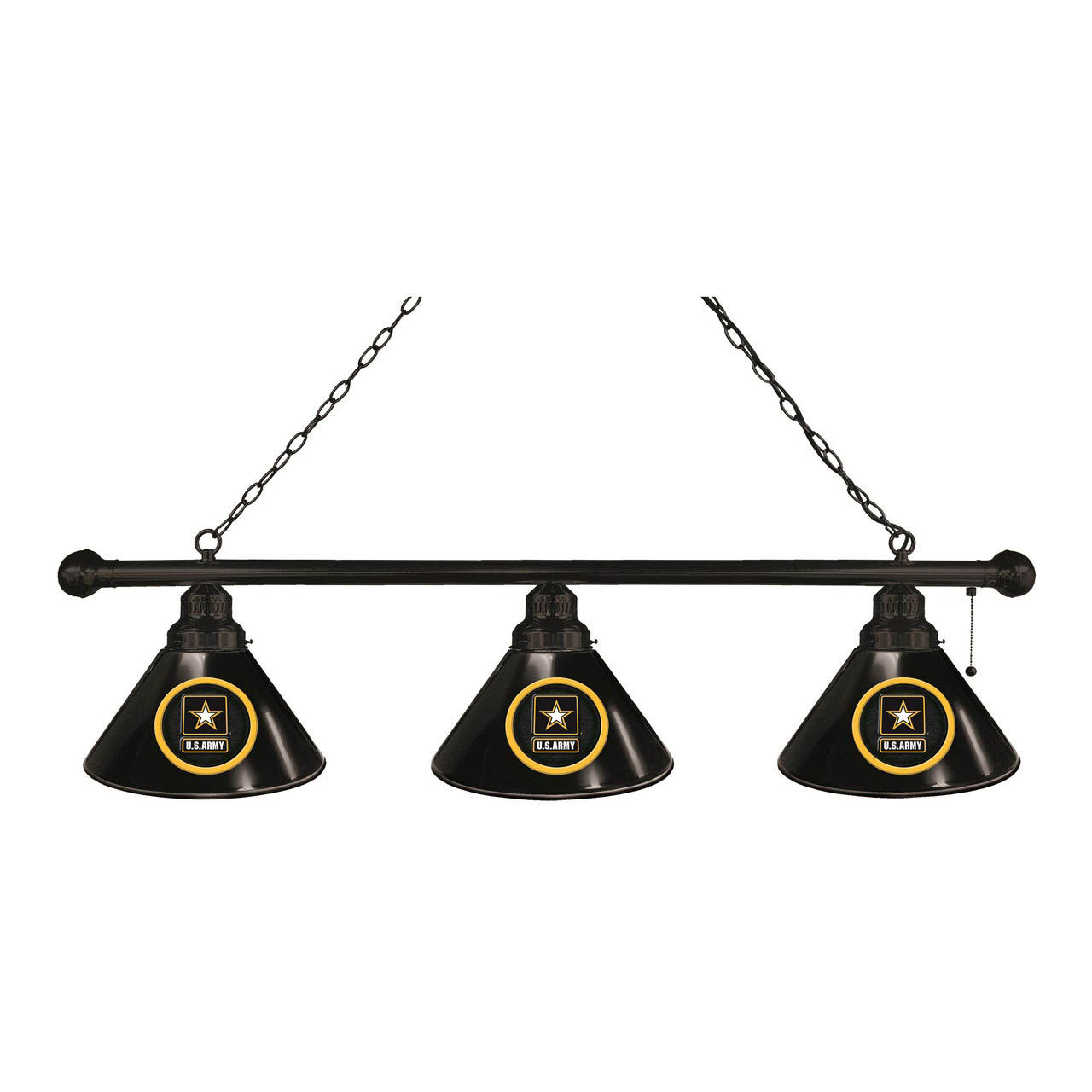U.S. Army 3 Shade Billiard Light