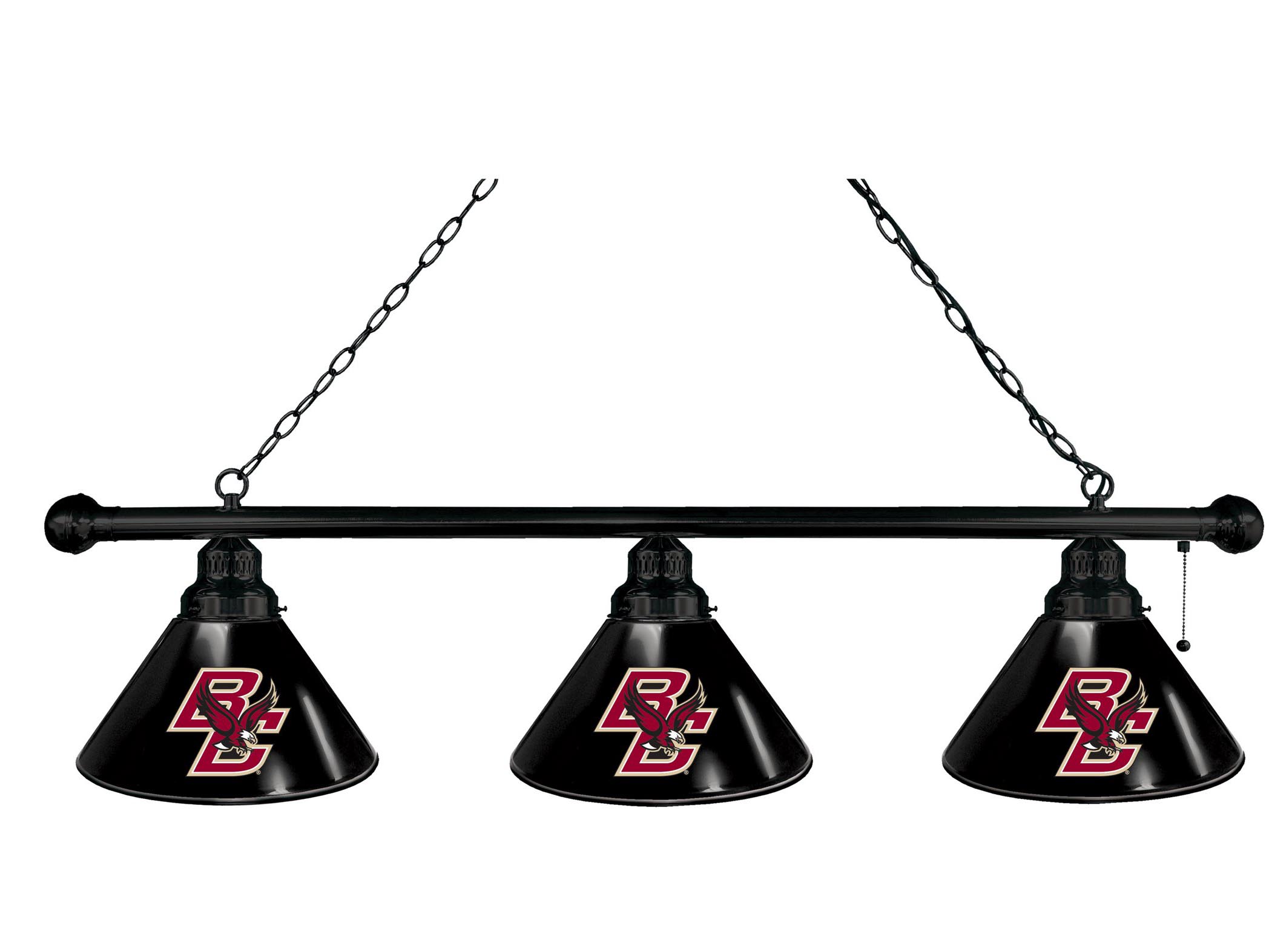 Boston College 3 Shade Billiard Light