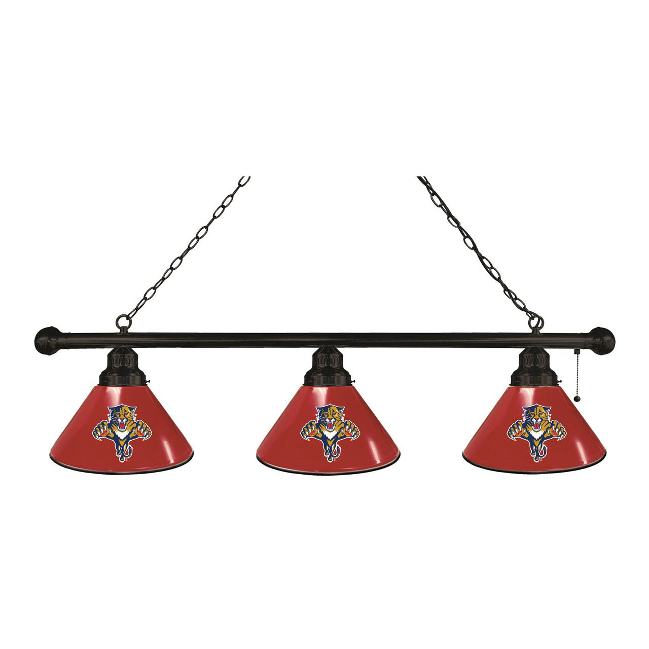 Florida Panthers 3 Shade Billiard Light