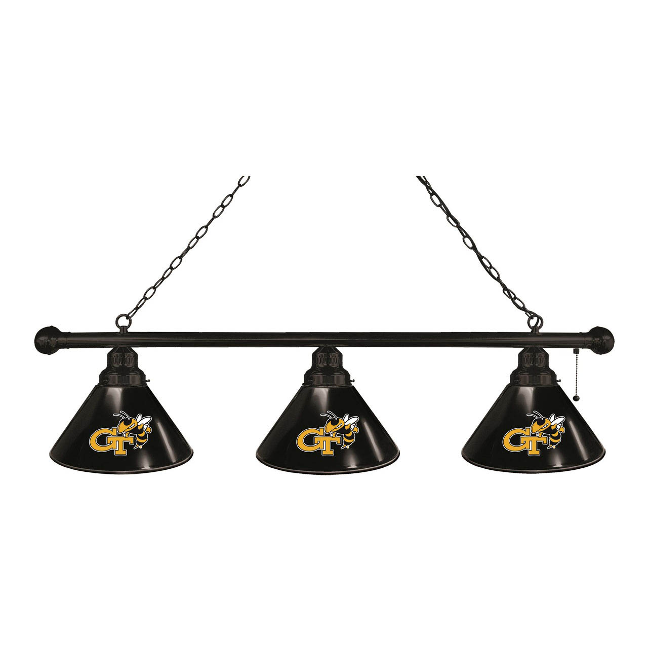 Georgia Tech 3 Shade Billiard Light