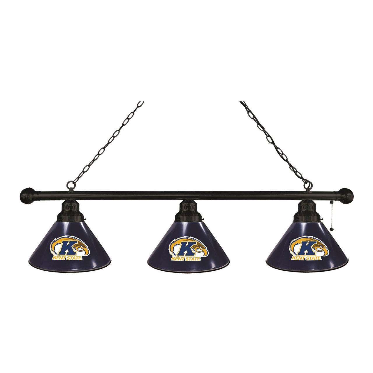 Kent State 3 Shade Billiard Light