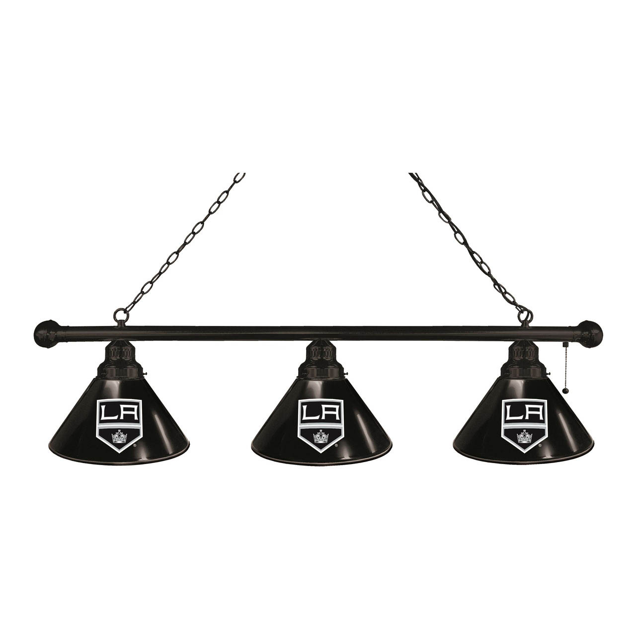 Los Angeles Kings 3 Shade Billiard Light