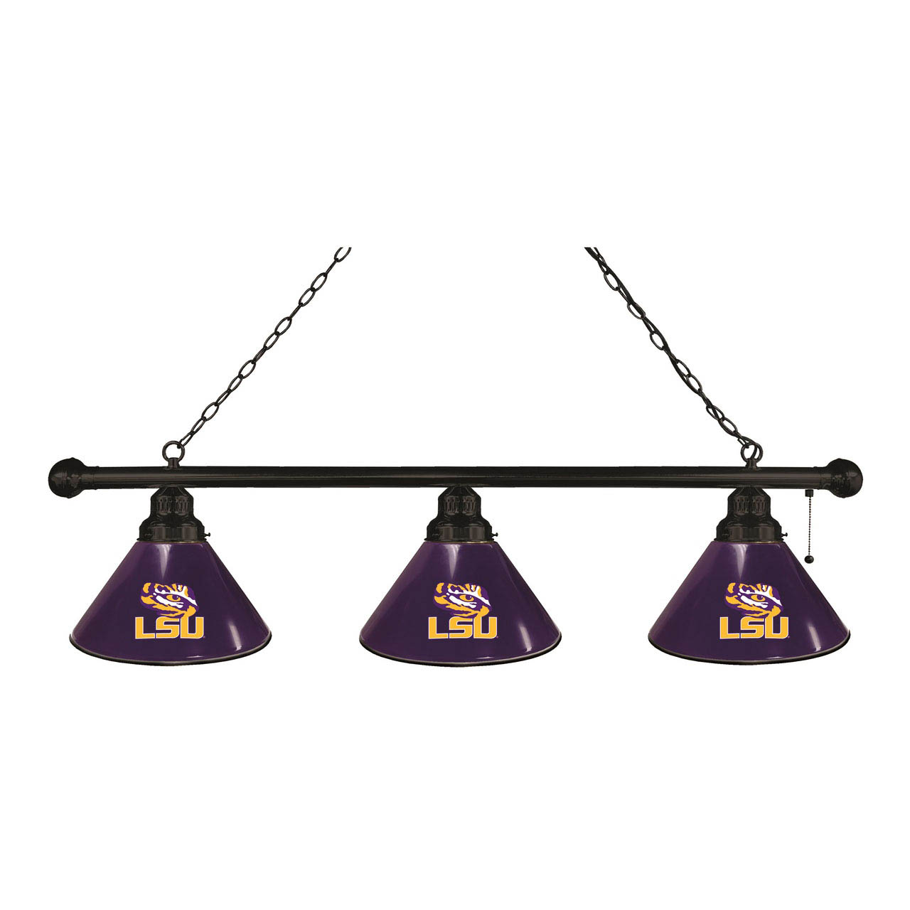 Louisiana State 3 Shade Billiard Light