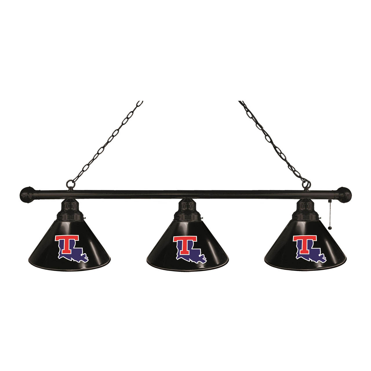 Louisiana Tech 3 Shade Billiard Light