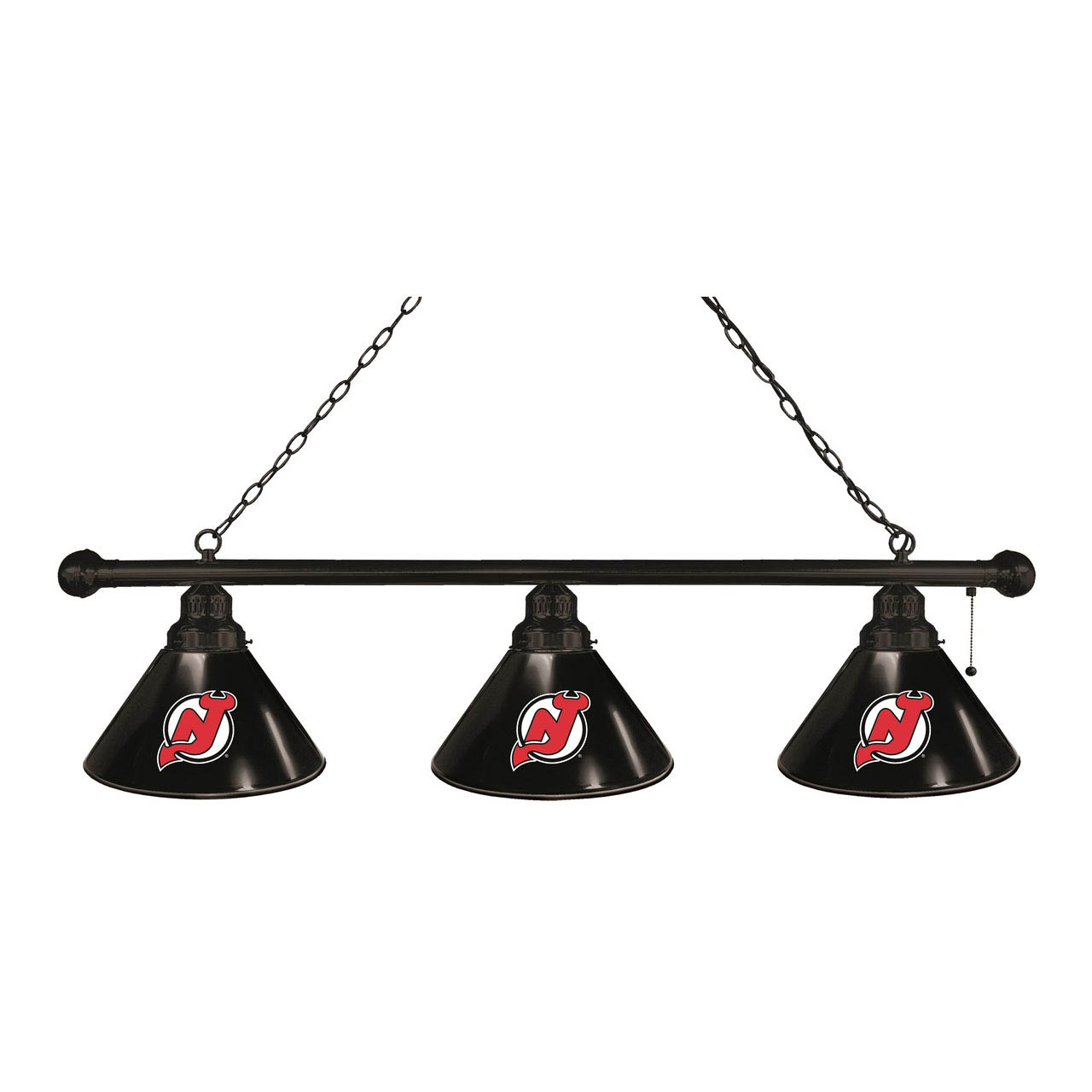 New Jersey Devils 3 Shade Billiard Light