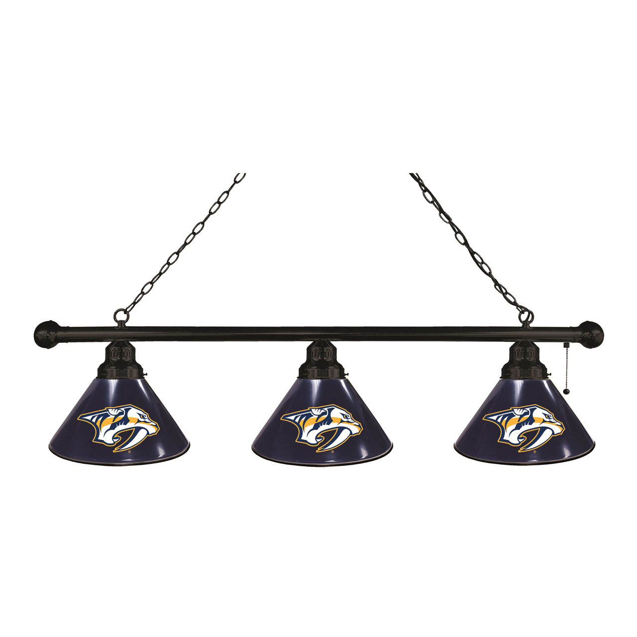 Nashville Predators 3 Shade Billiard Light