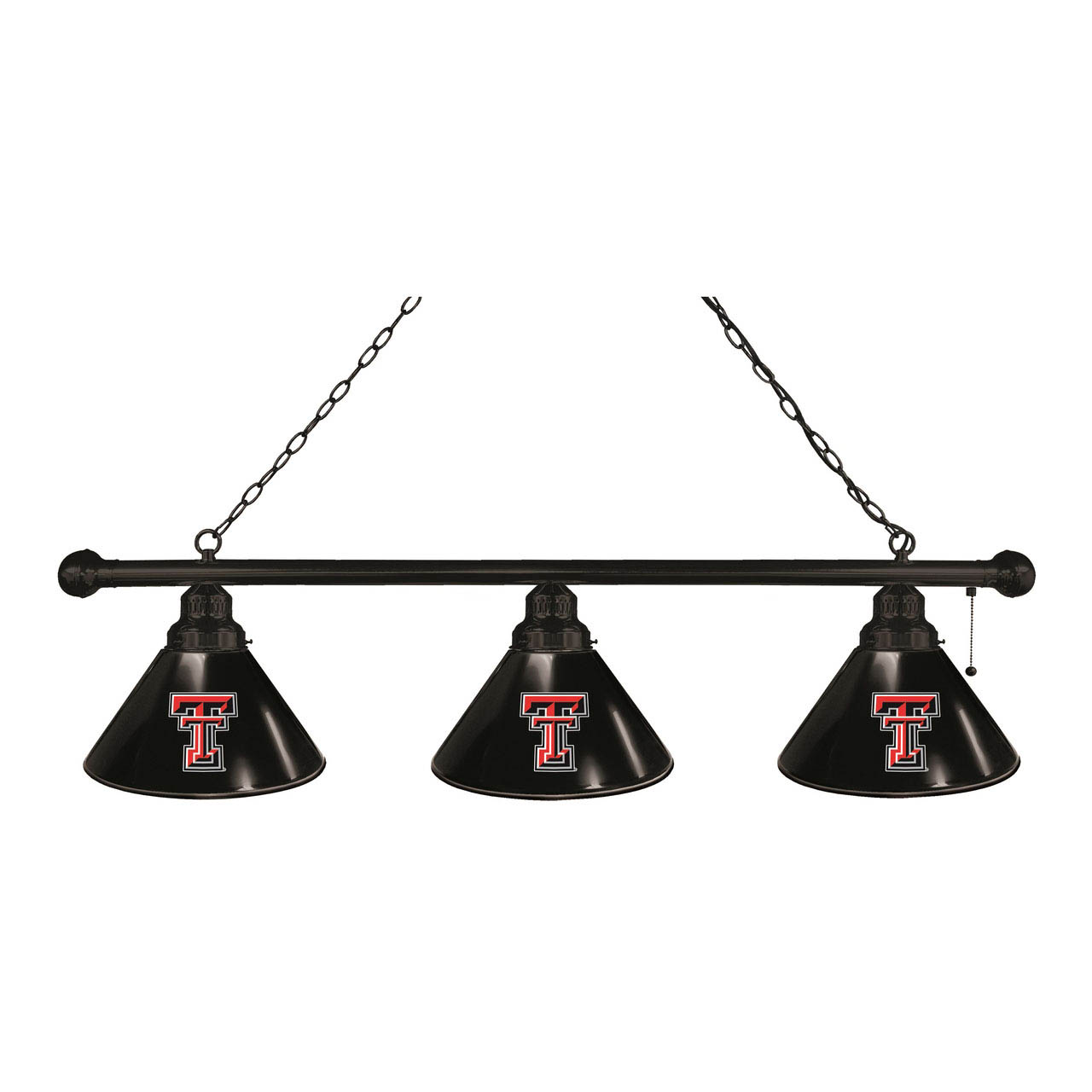 Texas Tech 3 Shade Billiard Light