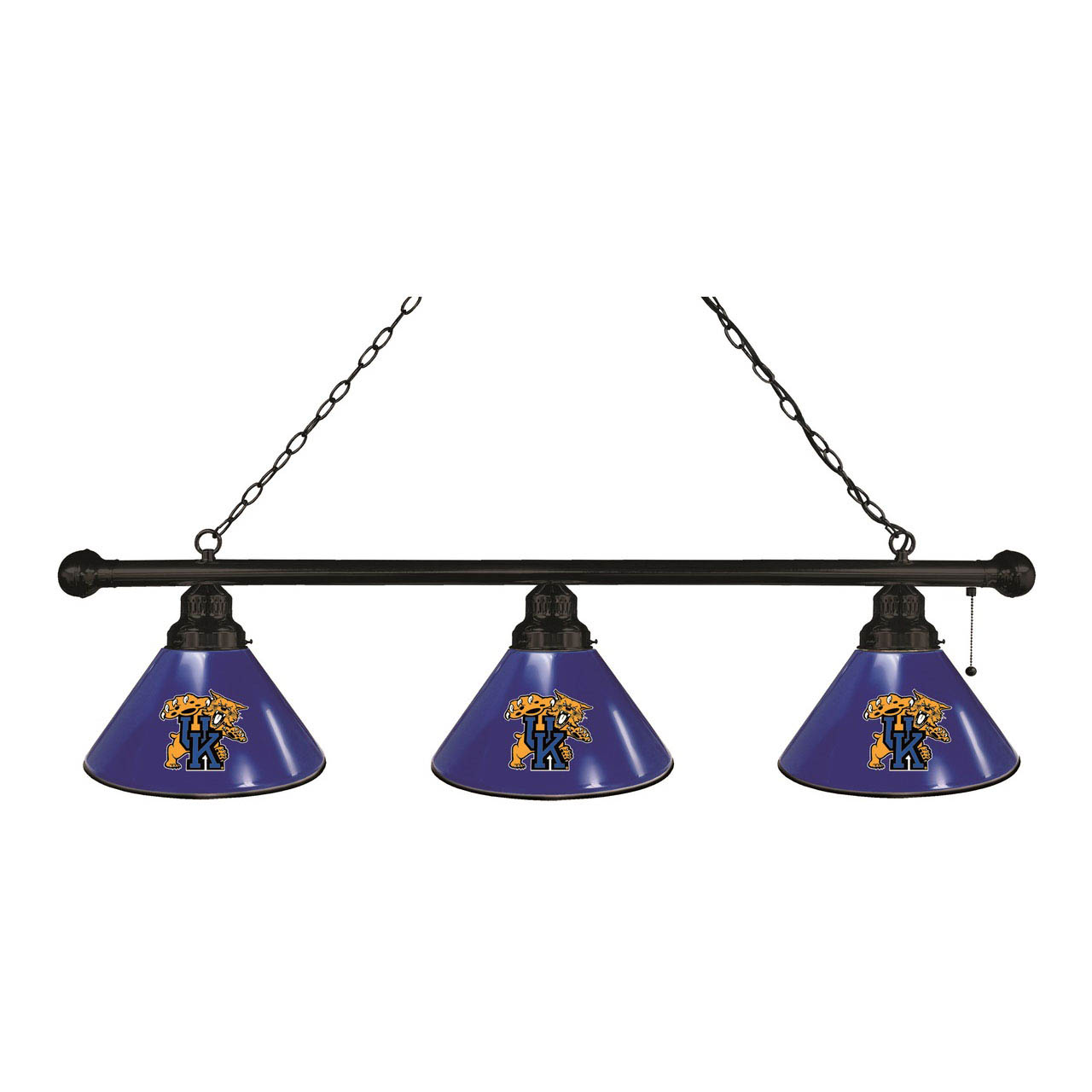 Kentucky Wildcat 3 Shade Billiard Light