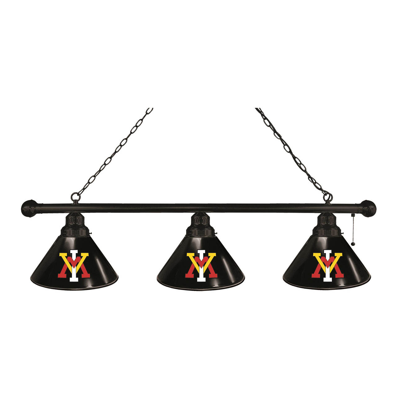 Virginia Military Institute 3 Shade Billiard Light