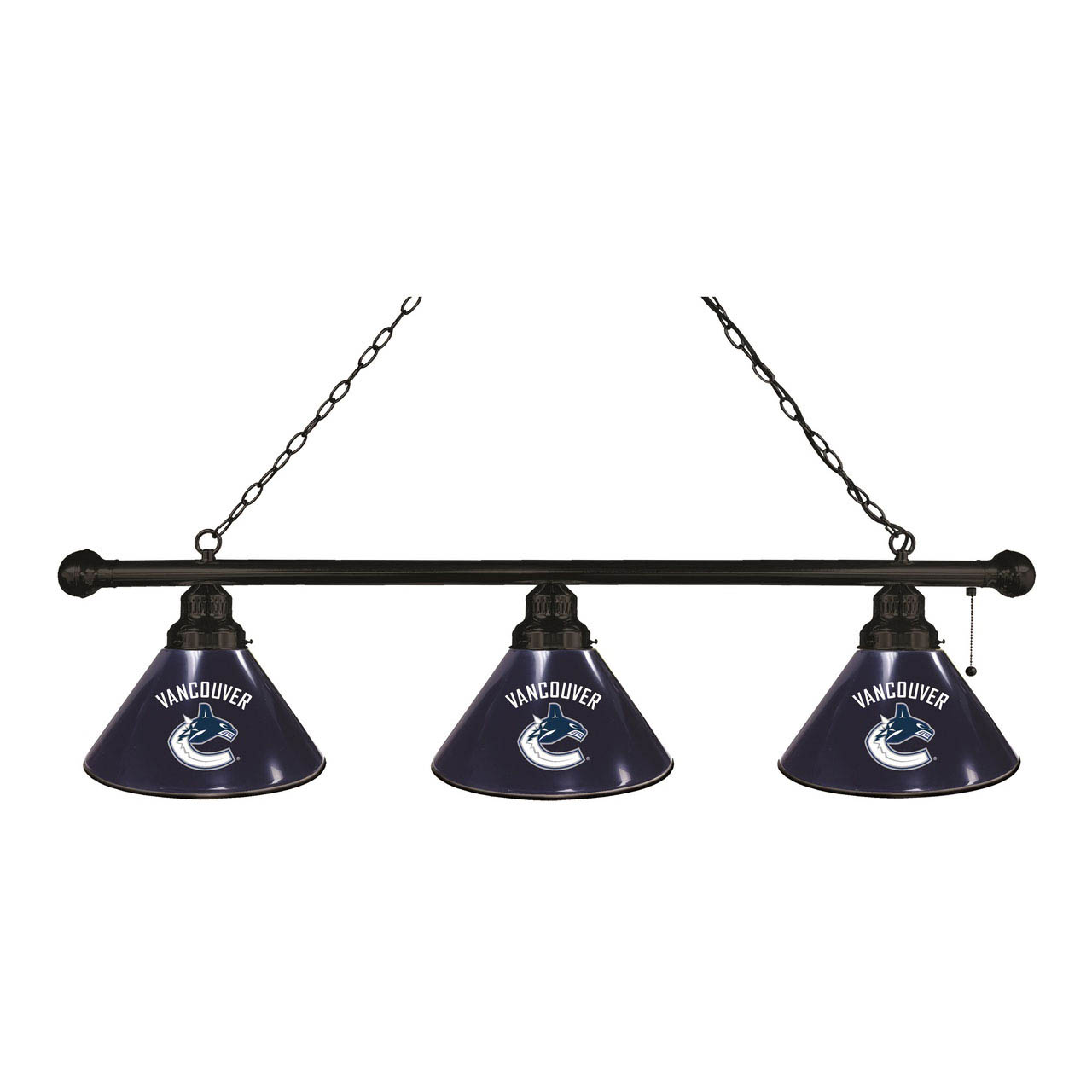 Vancouver Canucks 3 Shade Billiard Light