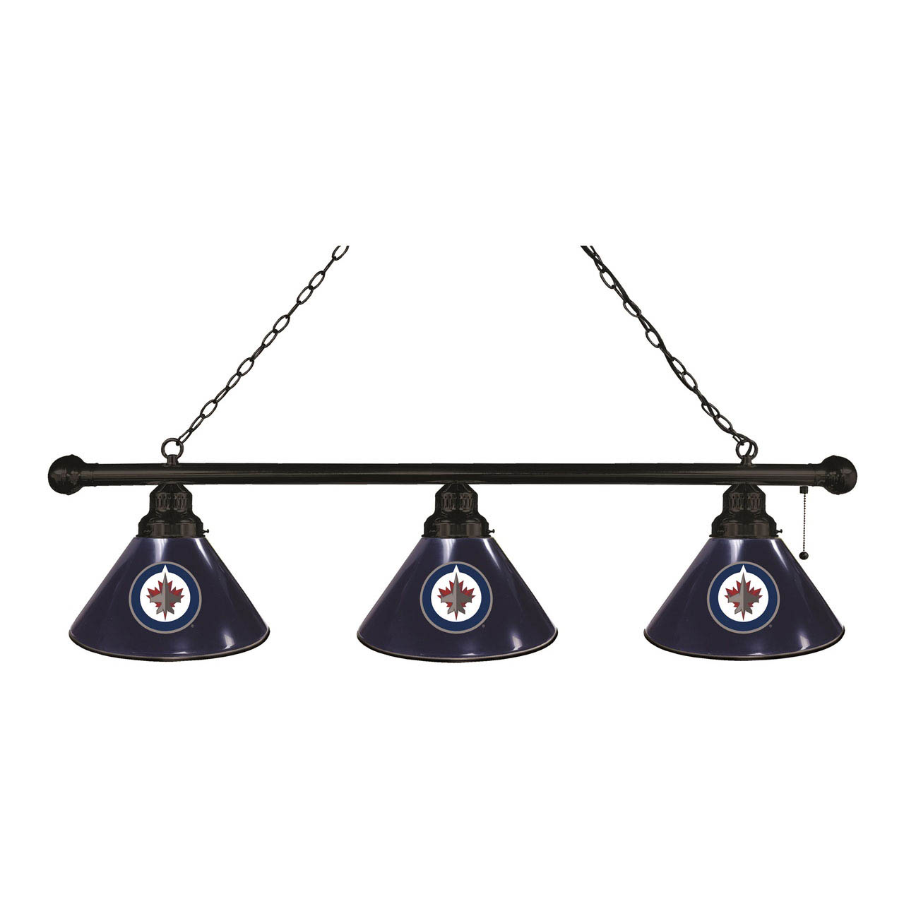 Winnipeg Jets 3 Shade Billiard Light