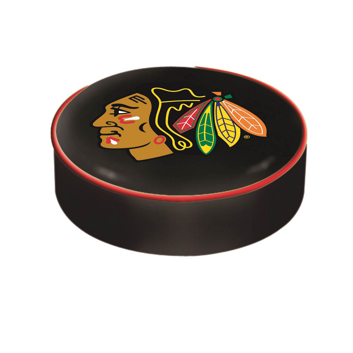 Chicago Blackhawks Bar Stool Seat Cover