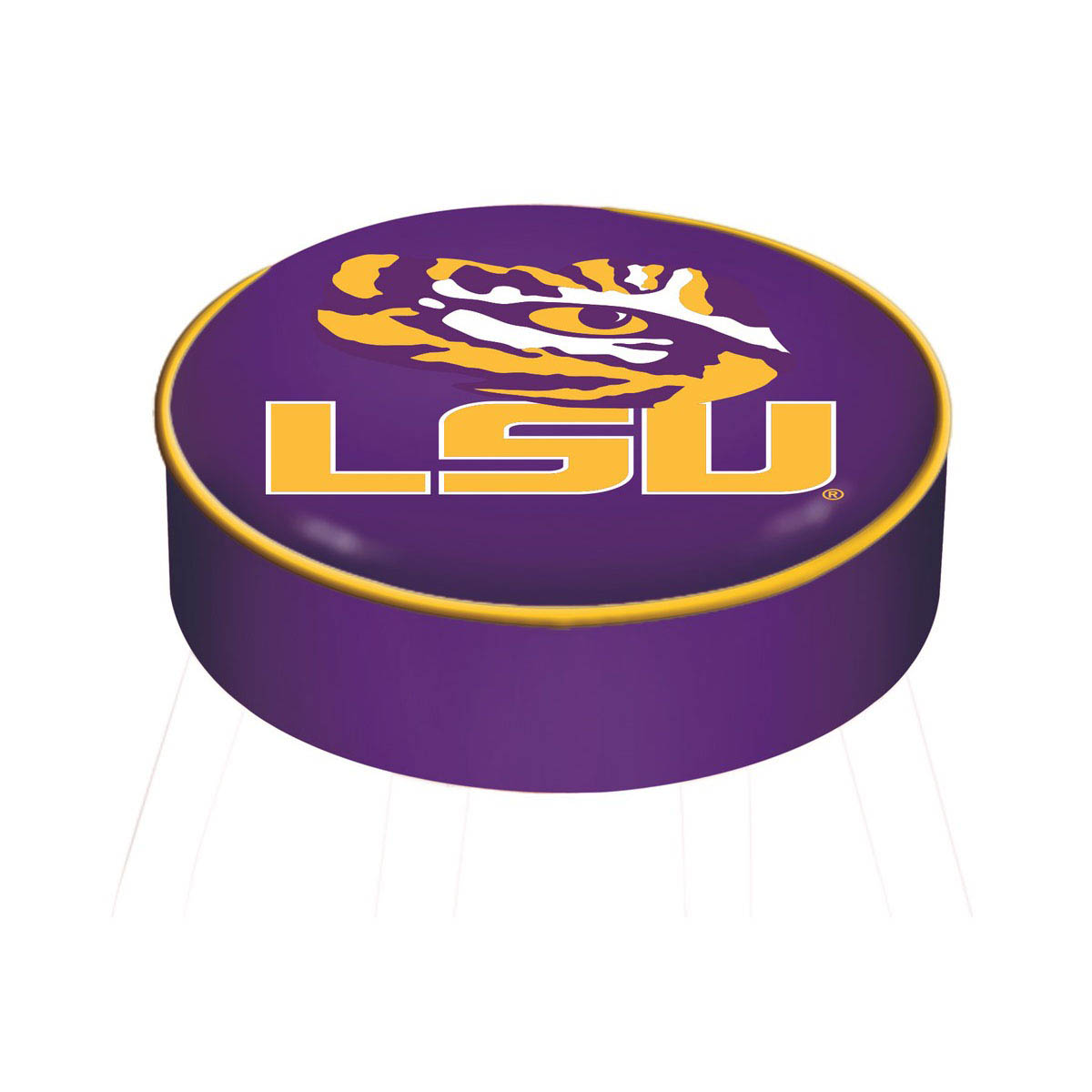 Louisiana State Bar Stool Seat Cover