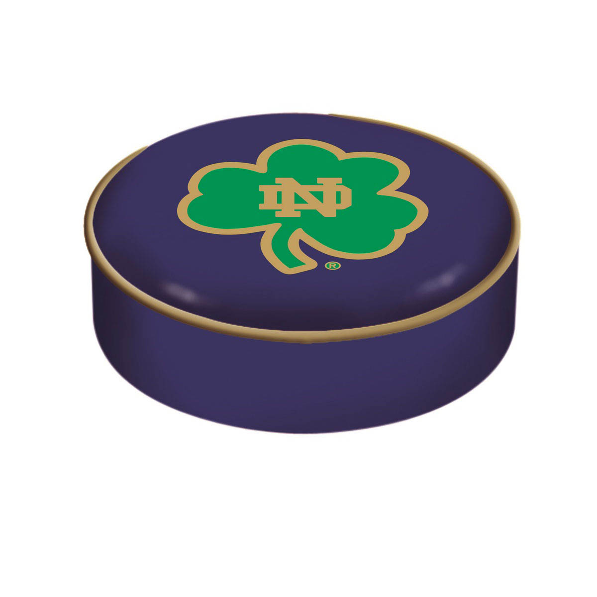 Notre Dame (Shamrock) Bar Stool Seat Cover