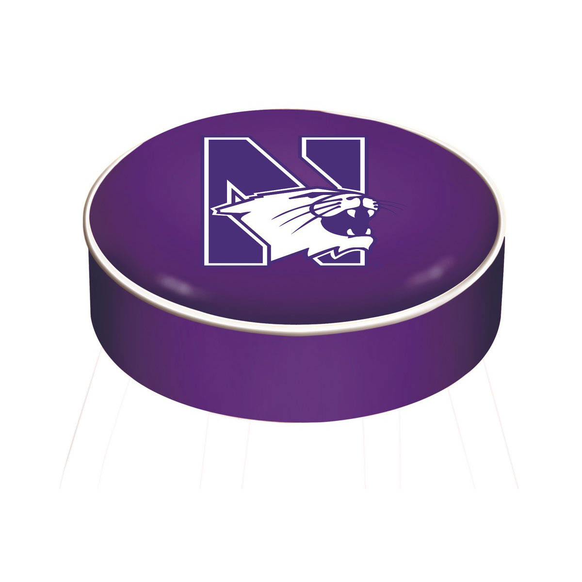 Northwestern Bar Stool Seat Cover