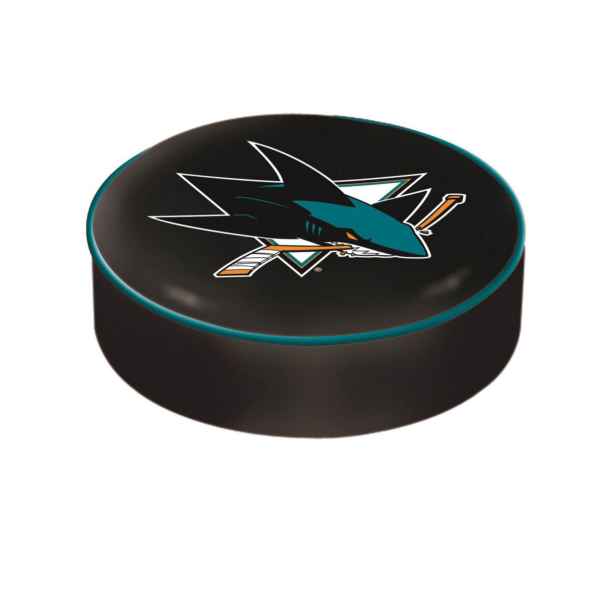 San Jose Sharks Bar Stool Seat Cover
