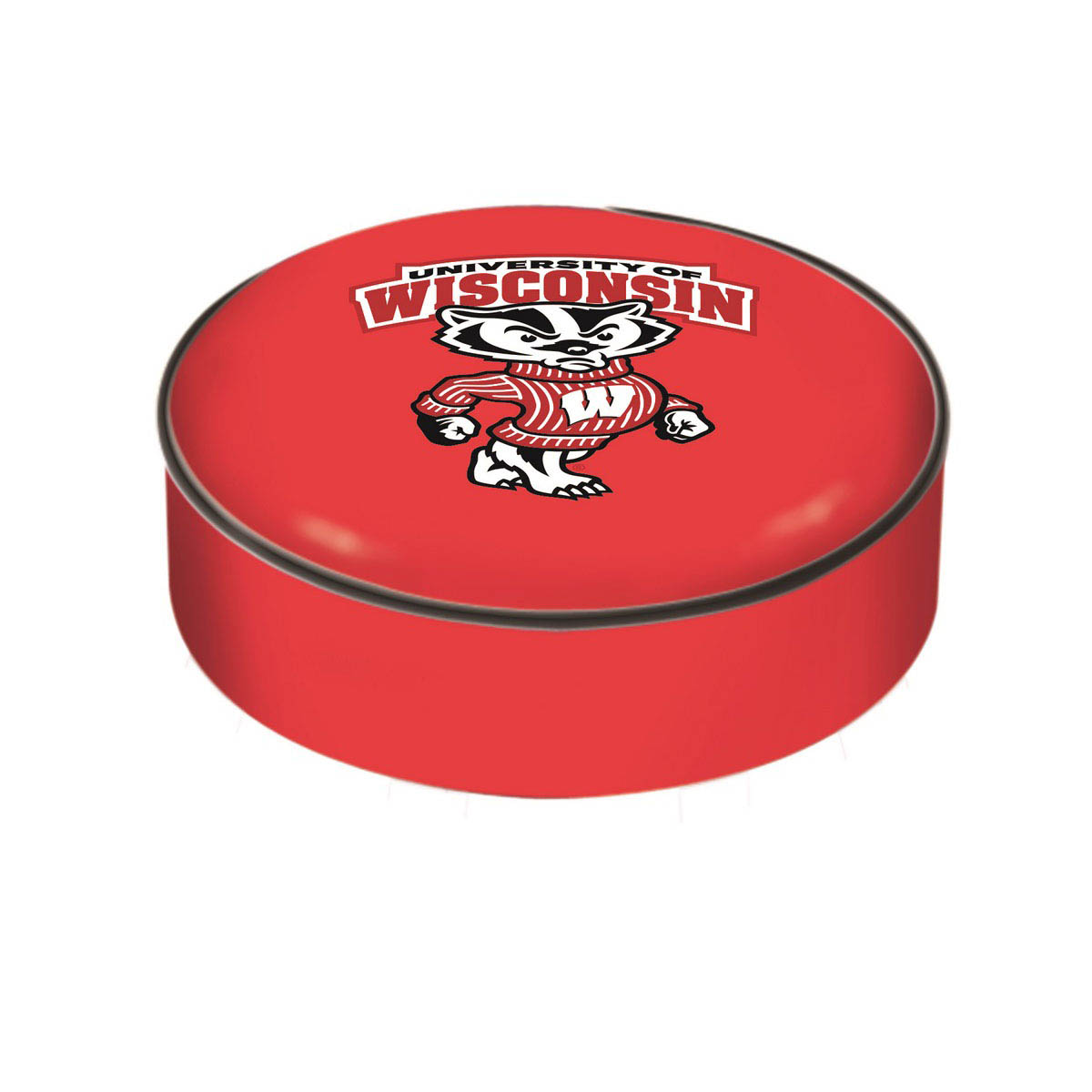 Wisconsin (Badger) Bar Stool Seat Cover