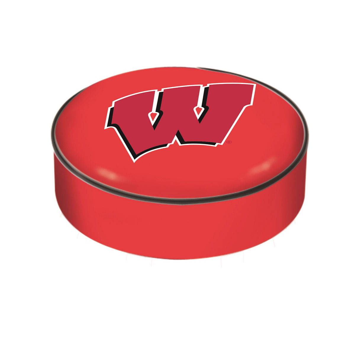 Wisconsin (W) Bar Stool Seat Cover