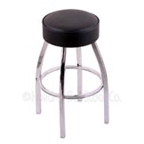 25 inch Chrome Swivel Counter Stool with Cushion