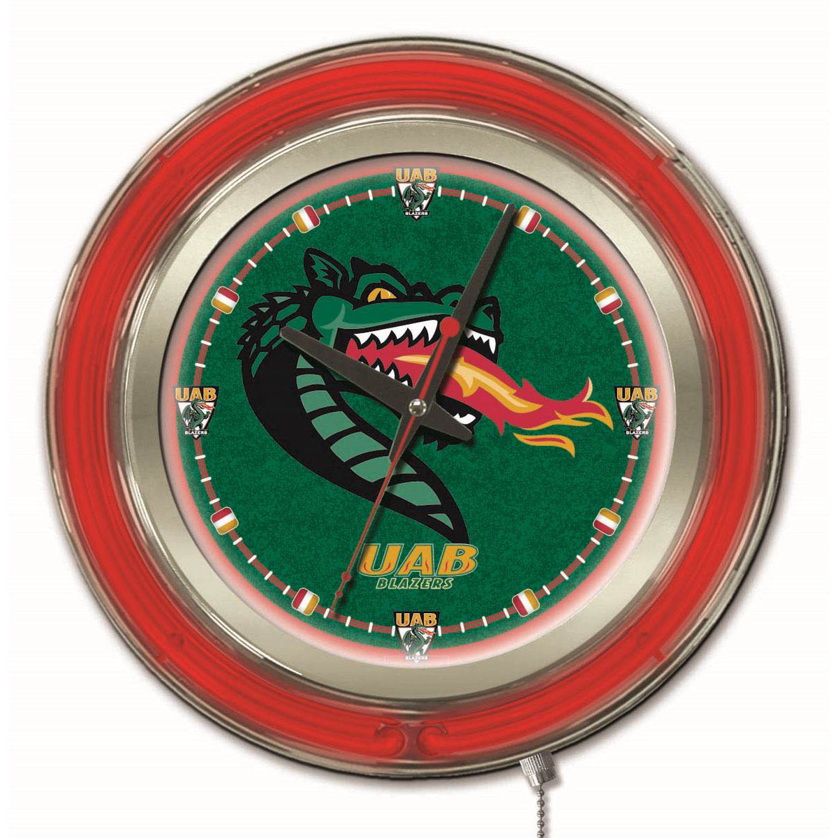 inch UAB Neon Clock