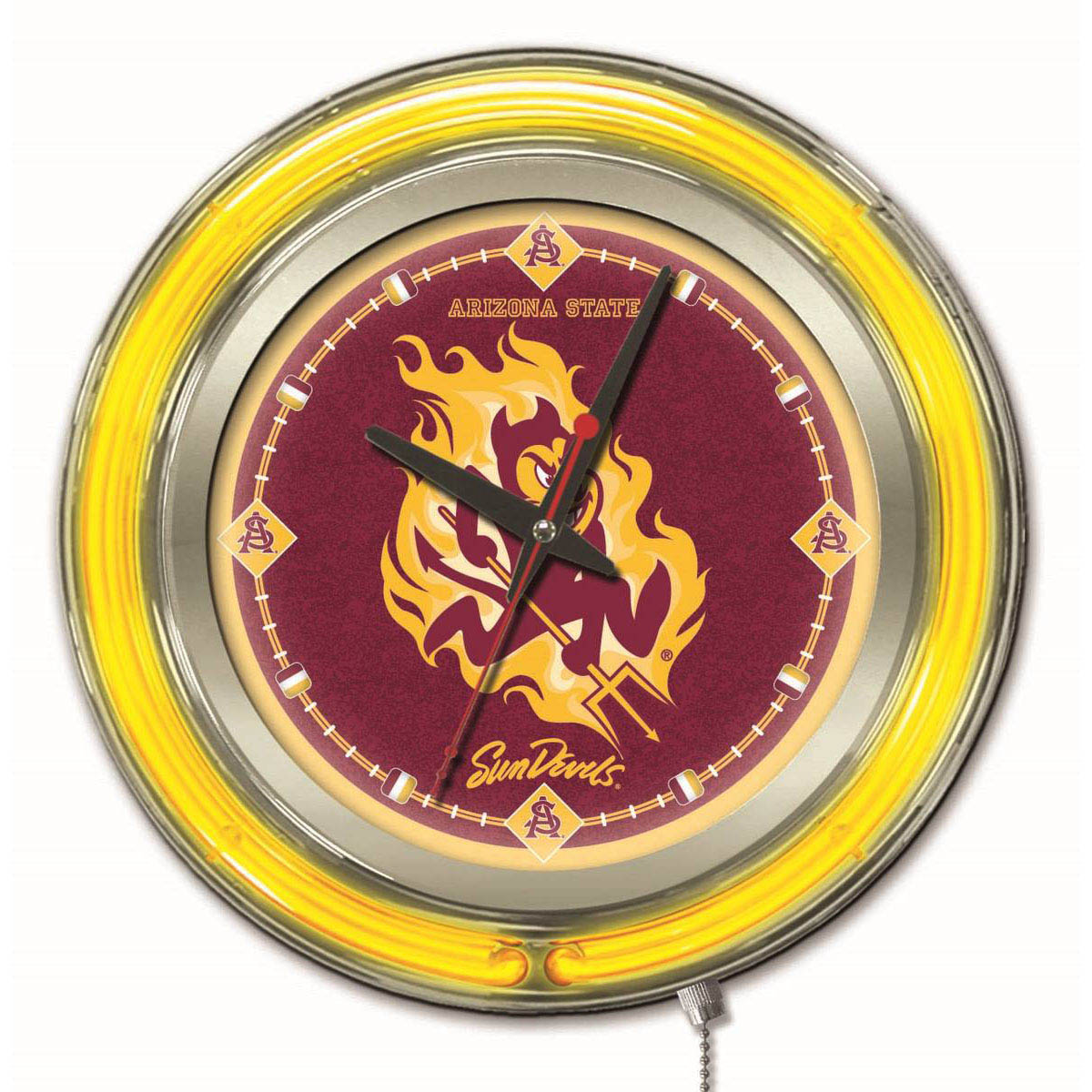 15 inch Arizona State Neon Clock