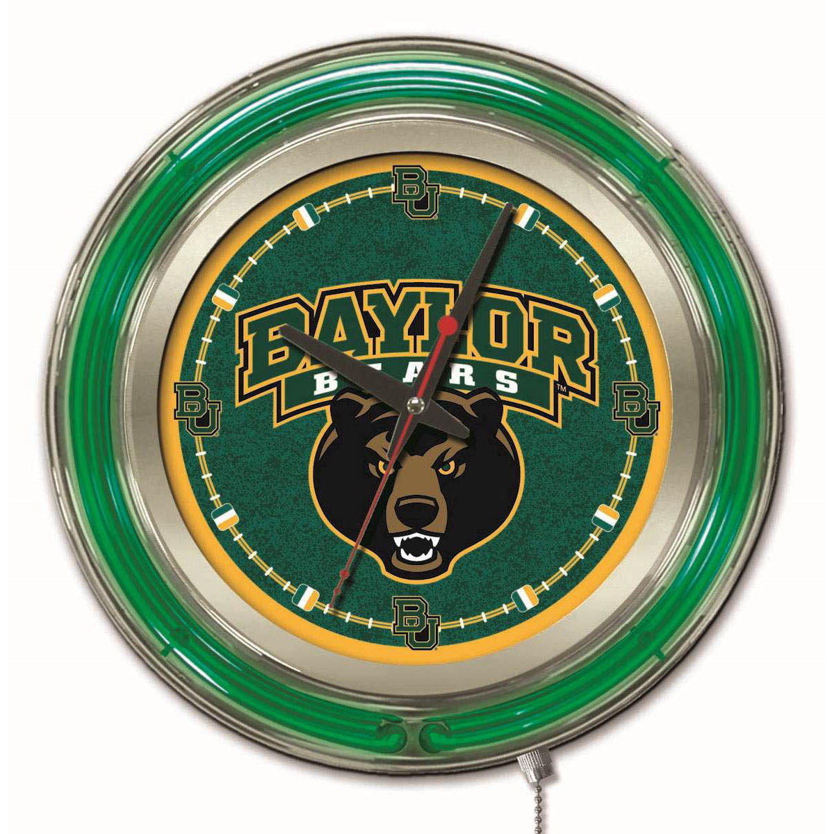 15 inch Baylor Neon Clock
