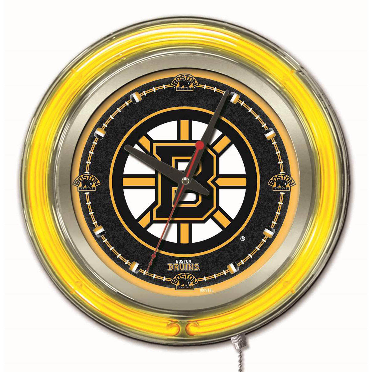 15 inch Boston Bruins Neon Clock