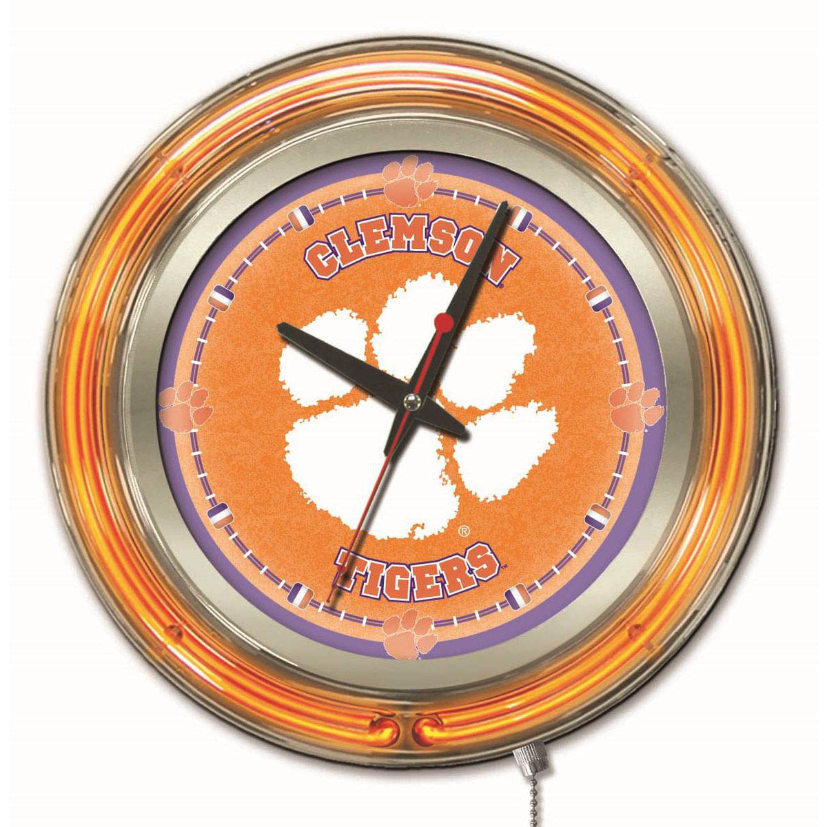 15 inch Clemson Neon Clock