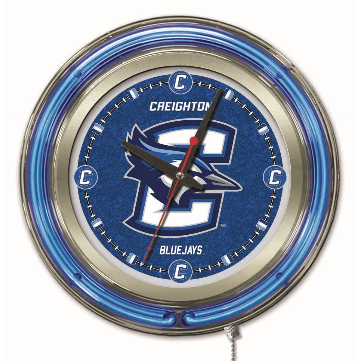 15 inch Creighton Neon Clock