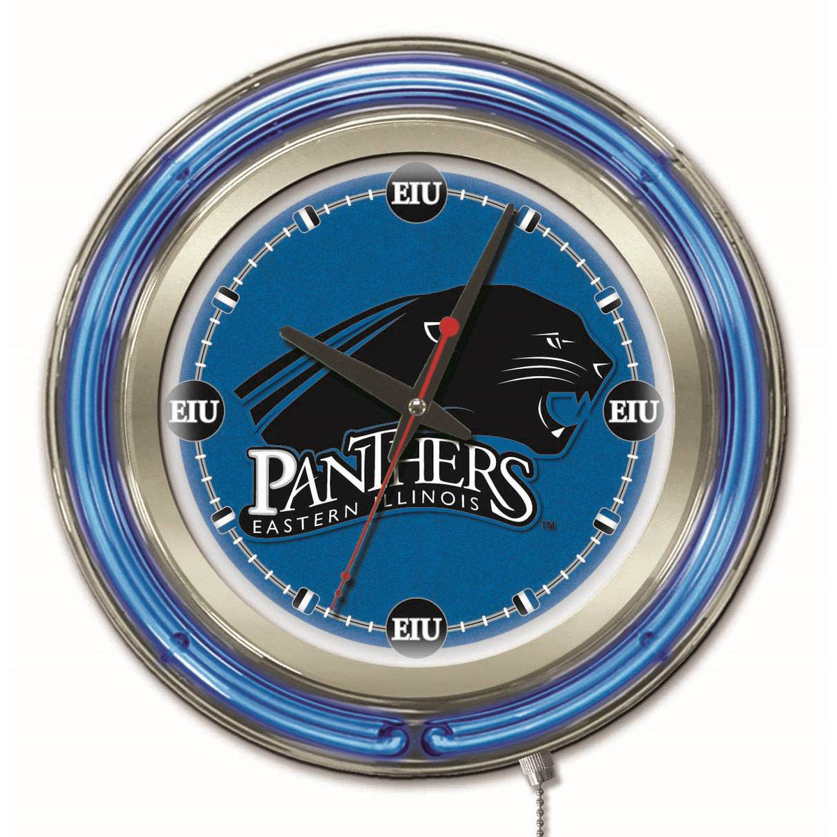 inch Eastern Illinois Neon Clock