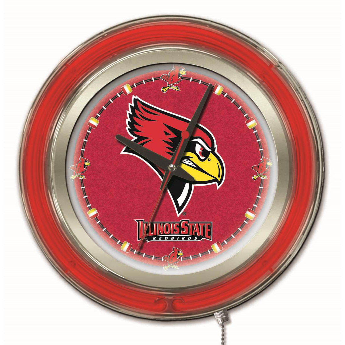 inch Illinois State Neon Clock