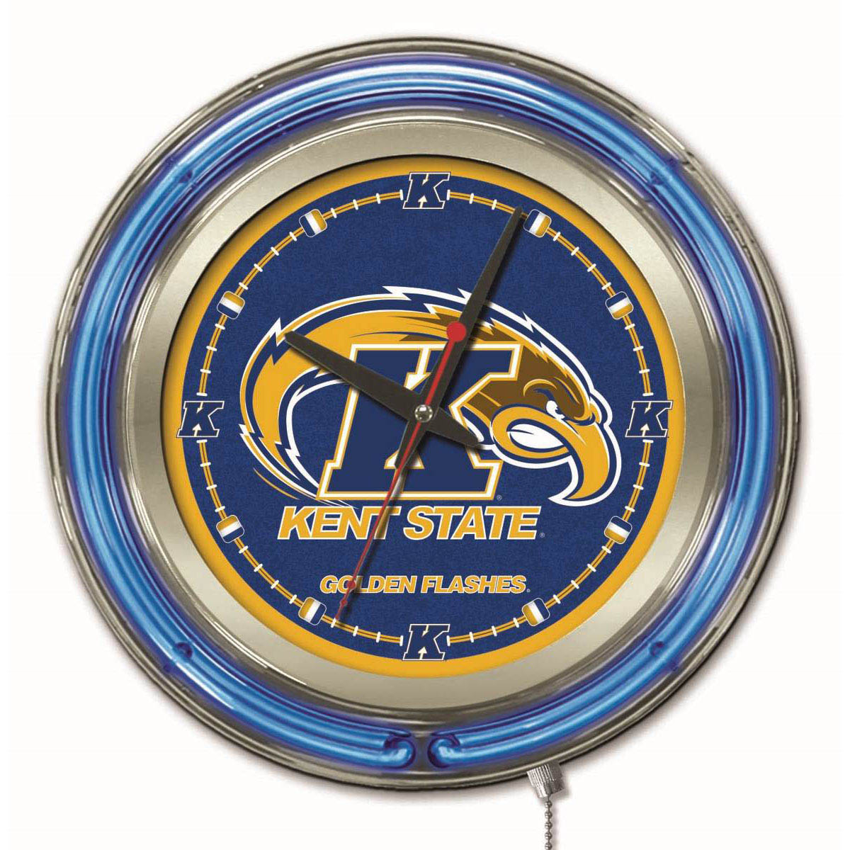 inch Kent State Neon Clock