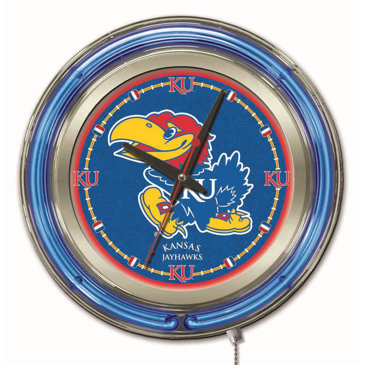 inch Kansas Neon Clock