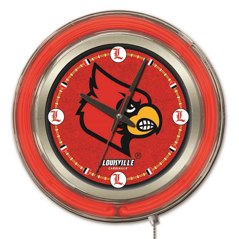 inch Louisville Neon Clock